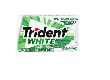 TRIDENT WHITE SPEARMINT