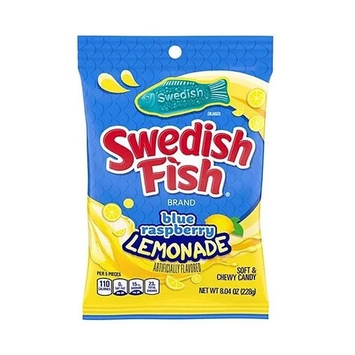 SWEDISH FISH BLUE RASPBERRY BAG