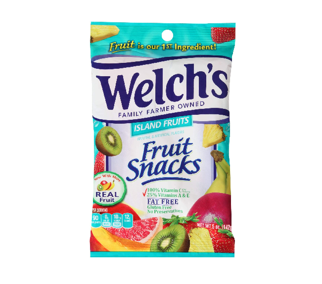 WELCHS FRUIT SNACKS ISLAND FRUIT