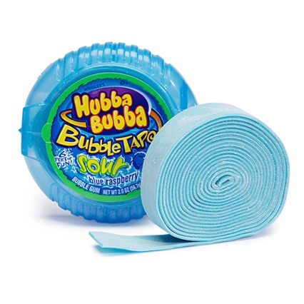 HUBBA BUBBA BUBBLE TAPE SOUR RASPBERRY