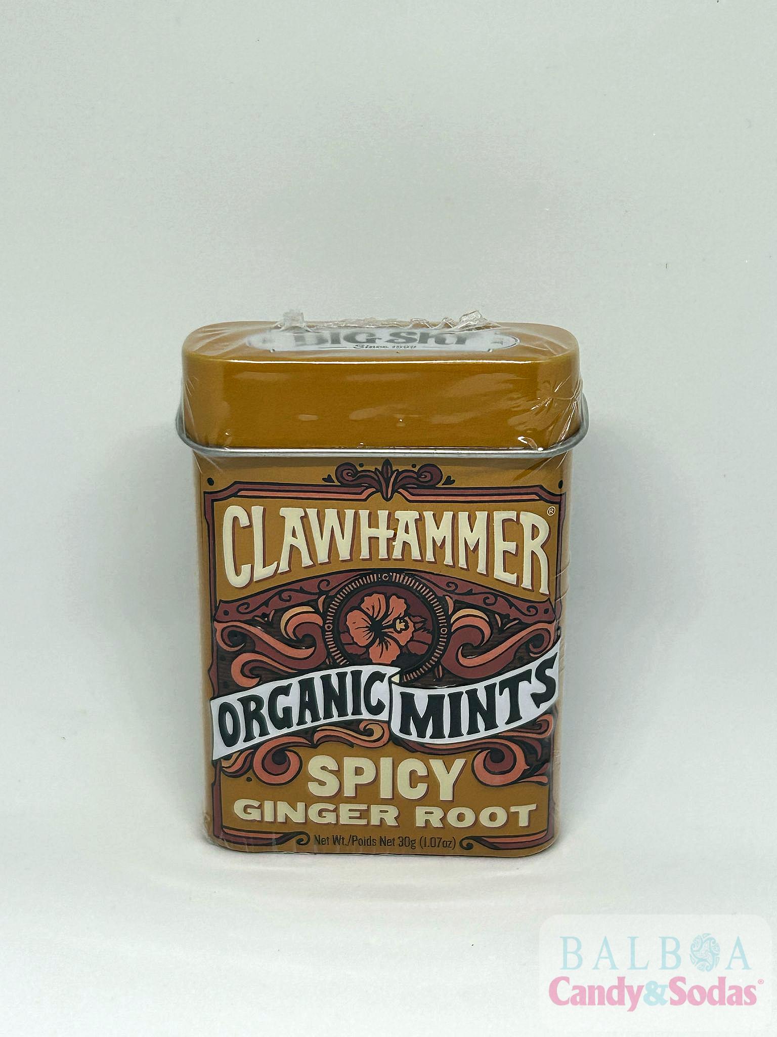 Clawhammer organic mints spicy ginger