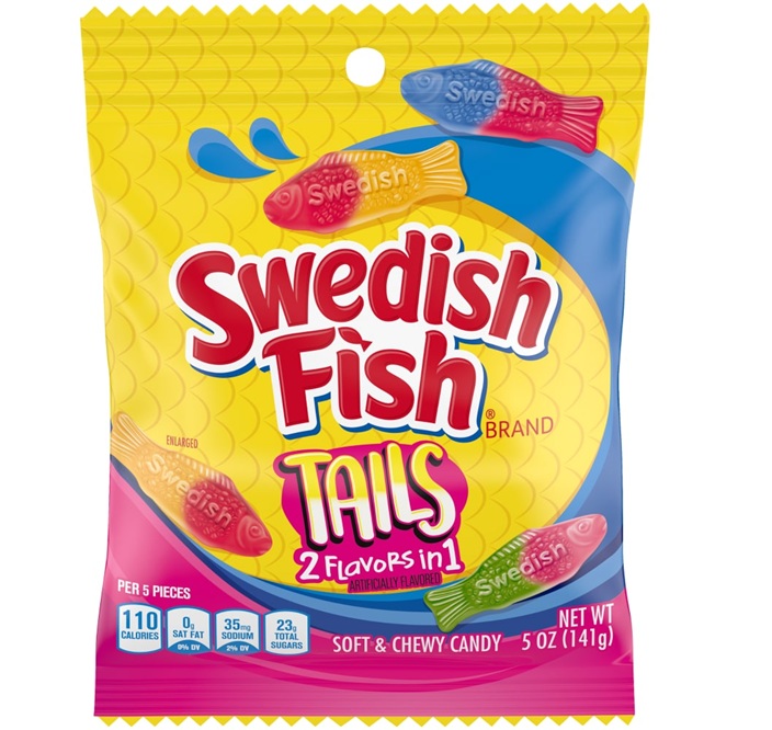 SWEDISH FISH BIG TAILS BAG