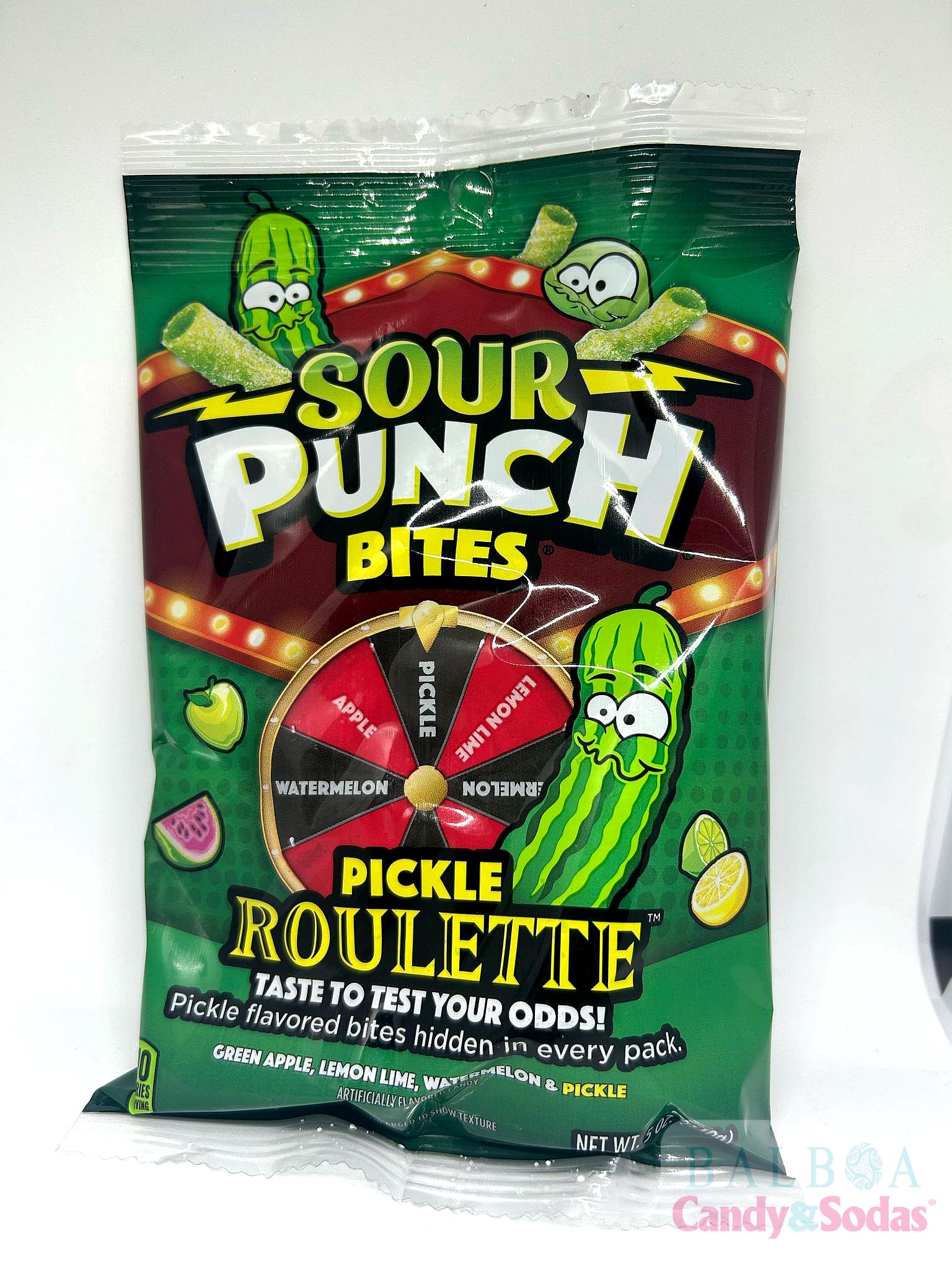 Sour punch pickle roulete 