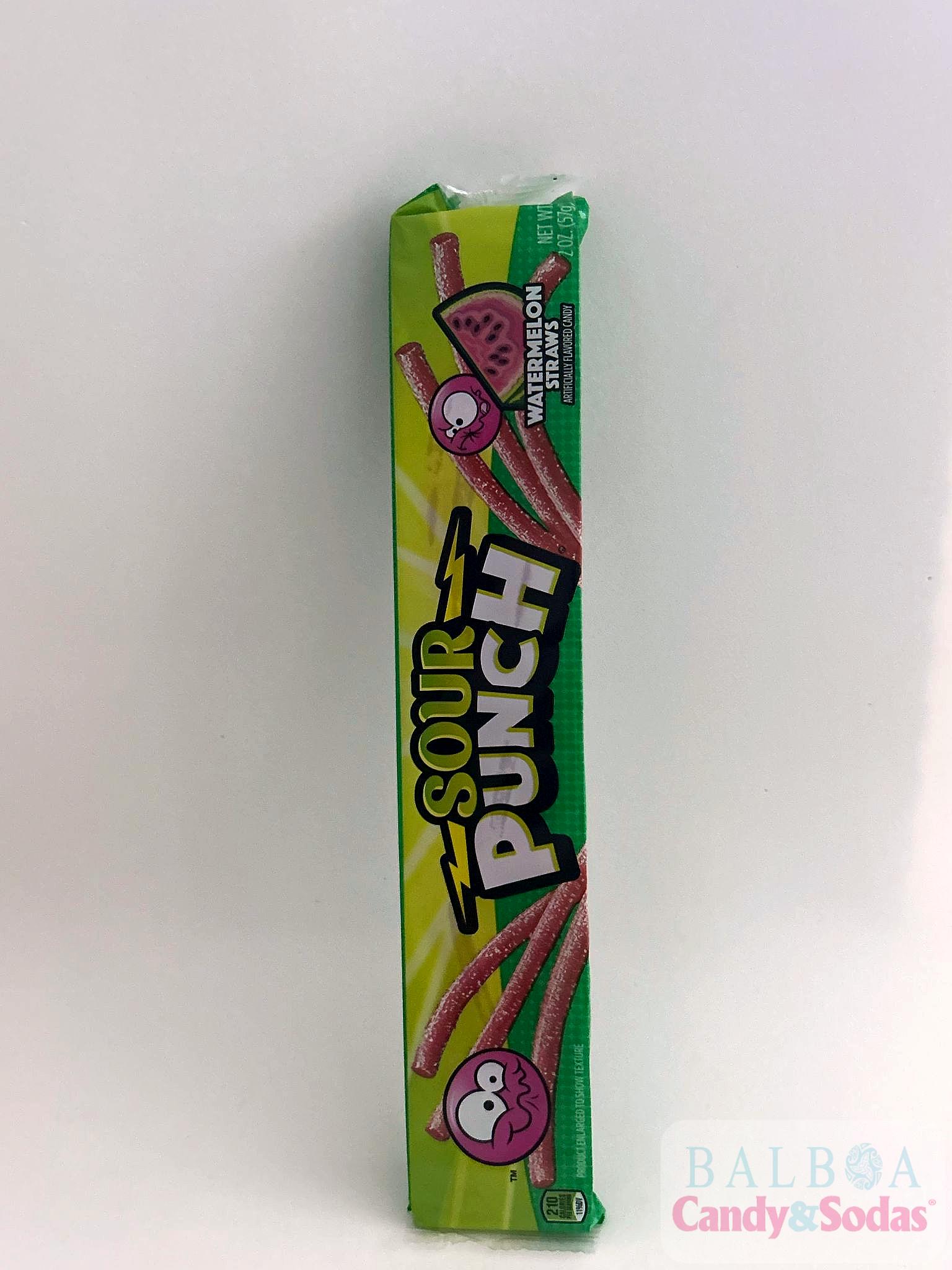 Sour punch watermelon straws 