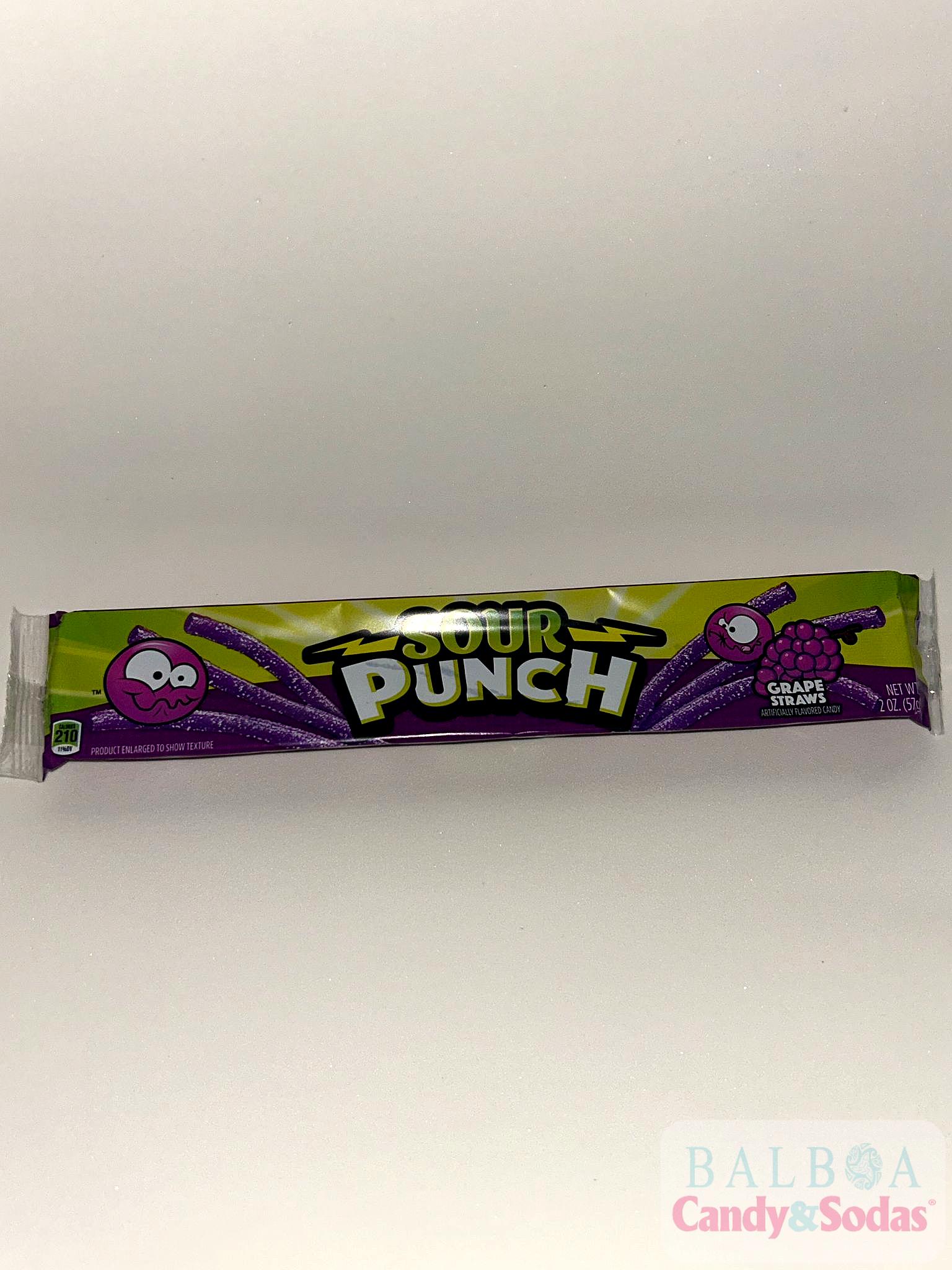 Sour punch grape straws 