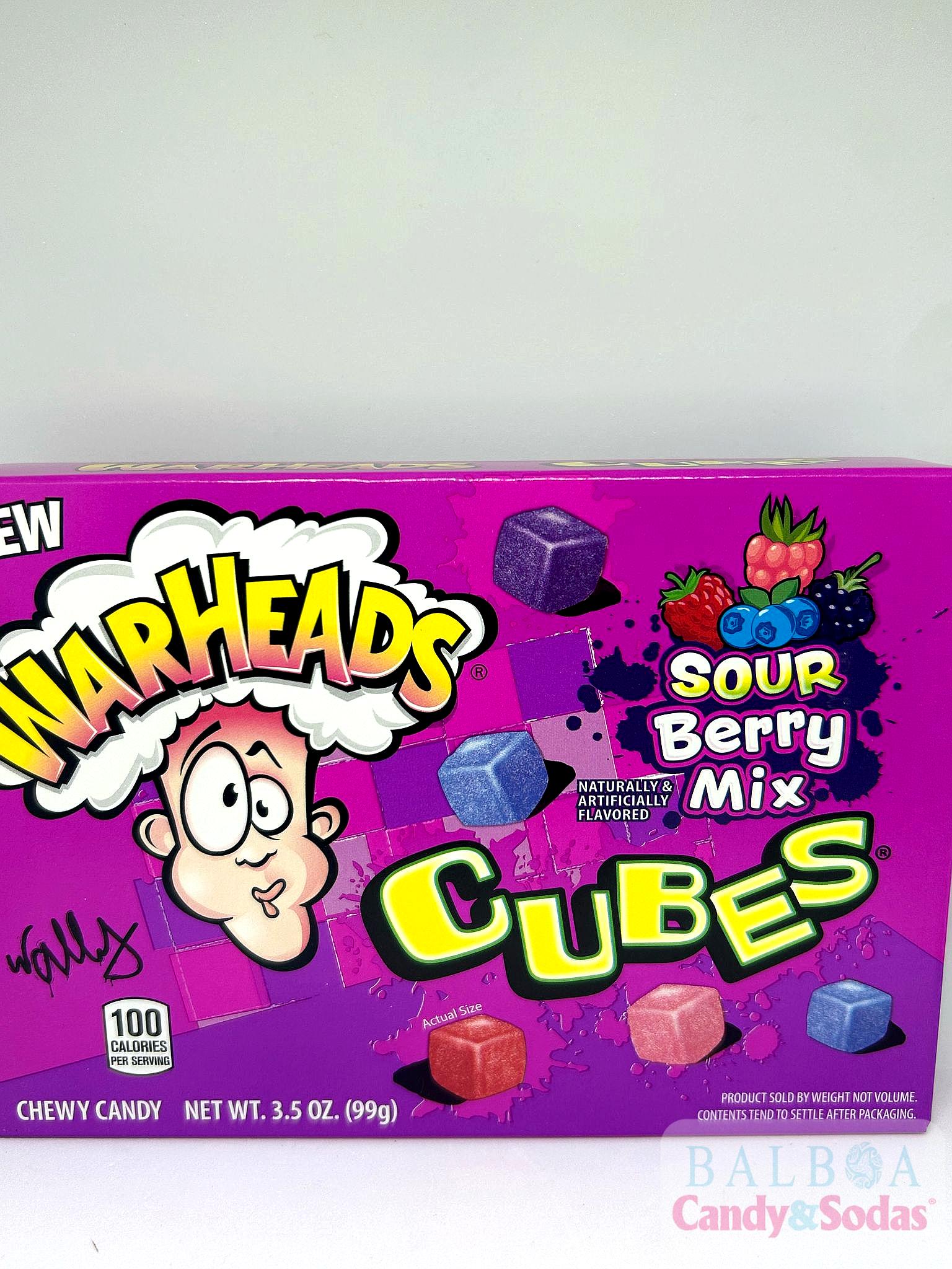 WARHEADS BERRY CUBES BOX
