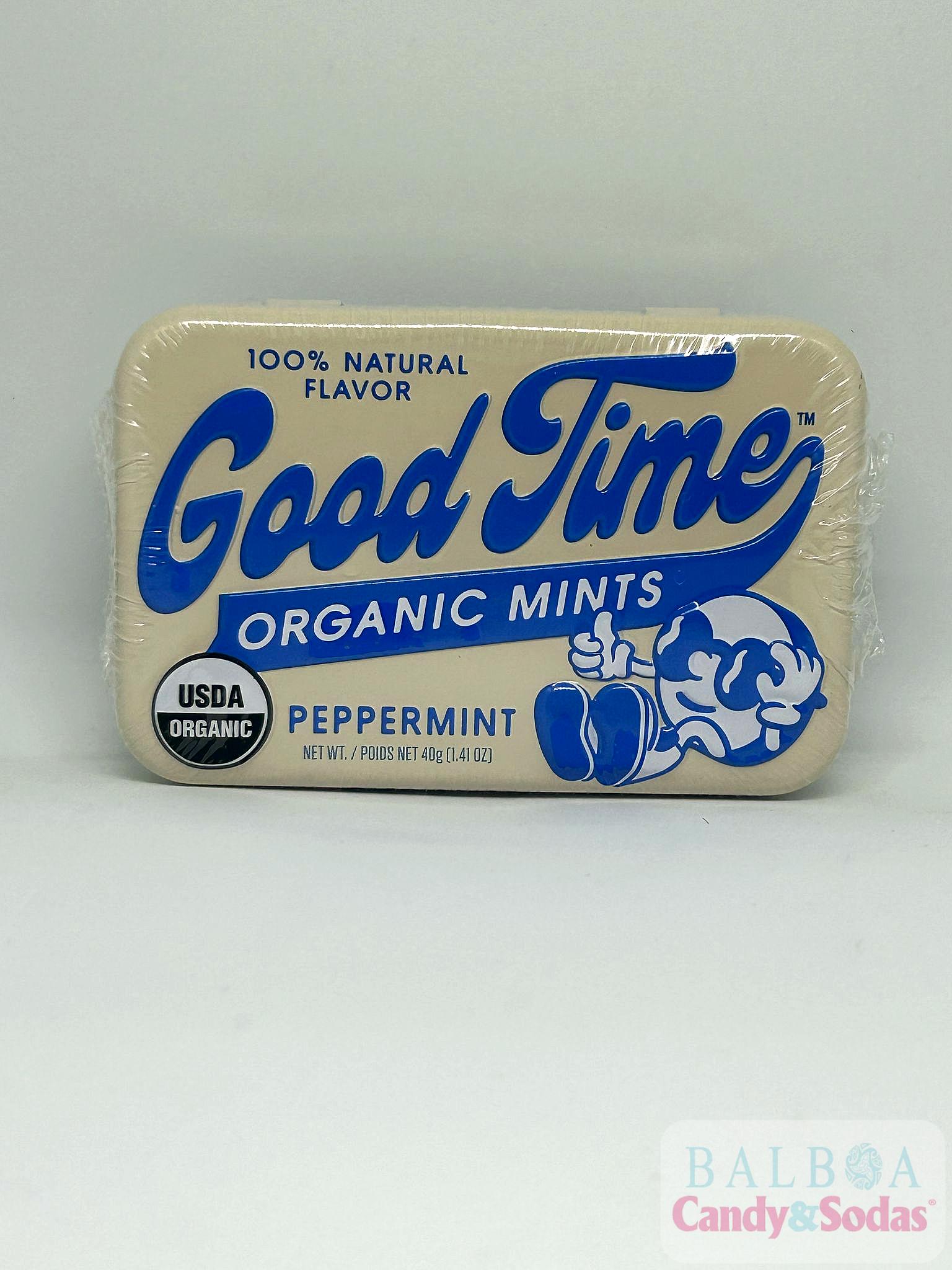 Good time organic mints peppermint