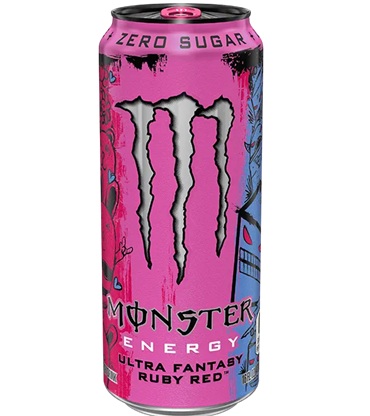 MONSTER ENERGY ULTRA RUBY RED