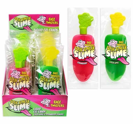 FACE TWISTER SOUR TONGUE STRAW APPLE